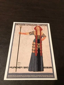 6 x 4 MUSIK POSTKARTE UNBESPIELT - LUDWIG HOHLWEIN - DEUTSCH - RICHARD STRAUSS-WOCHE - Bild 1 von 2