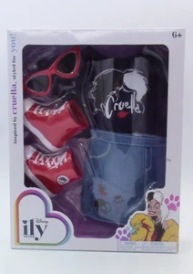 Disney Ily 4EVER - Inspiriert von Cruella Zubehör Set + Outfit passt 18" Puppe Neu im Karton - Bild 1 von 6