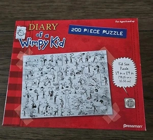 Pressman Diary of a Wimpy Kid 200 Piece Puzzle 19" x 14" Ages 8 & Up Sealed New - Picture 1 of 3