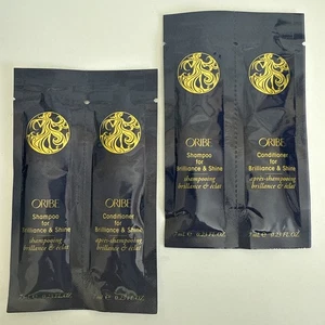 2 sets ORIBE Shampoo & Conditioner for Brilliance & Shine 7ml each - Picture 1 of 4