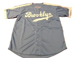 MAGLIA MLB THROWBACK PERSONALIZZATA BROOKLYN DODGERS SANDY KOUFAX BLU TAGLIA L - Foto 1 di 5