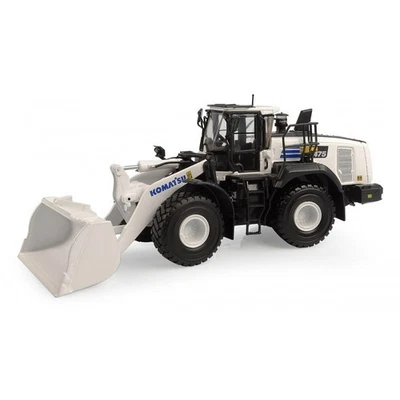 Komatsu WA475-10 Wheel Loader - White - Universal Hobbies 1:50 Scale UH8182 New - Image 1 of 3