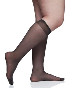 Berkshire Mujer Talla Grande Día Transparente Hasta la Rodilla Calcetines Queen Plus 10/13 - Imagen 1 de 1