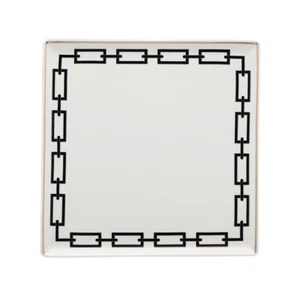 Ginori 1735 Gio Ponti - Black Chain Ashtray Plate 30Cm Richard Ginori 1735 - Picture 1 of 3