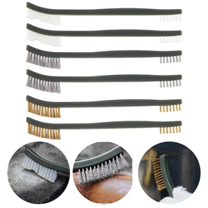 6 Pack Rust Paint Metal Cleaner Cleaning Welding Slag and Rust Mini Wire Brush - Picture 1 of 8