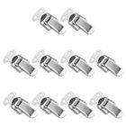  10 Pcs Spring Lock Iron Toggle Switch Hasp Luggage Latches Clamp