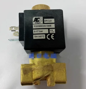 1 SZT NOWY DO ZAWORU ELEKTROMAGNETYCZNEGO E206BE20///20E DN2.0 0-17bar normalnie zamknięty zawór - Zdjęcie 1 z 5