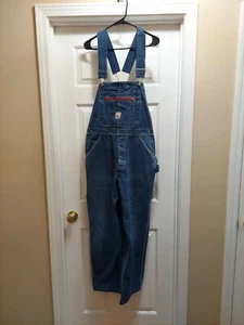 Vintage Pointer Bib Overalls 34x30 Low Back Made in USA - Picture 1 of 19