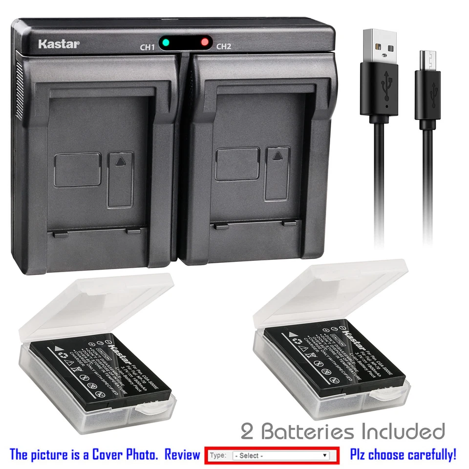 Kastar Battery Slim Dual Charger for Ricoh DB-60 & Ricoh GR Digital G800 GX200 - Image 1 of 1