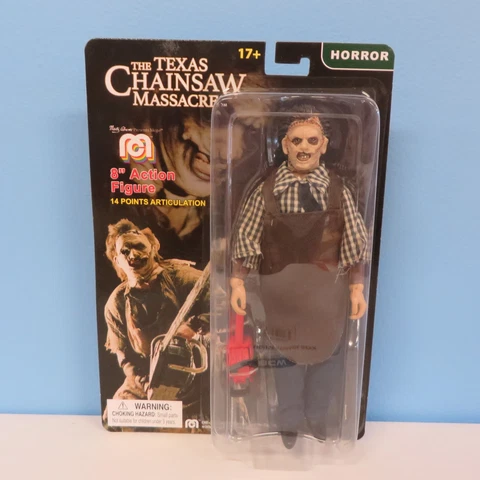 LEATHERFACE Mego Horror TEXAS CHAINSAW MASSACRE 8" ACTION FIGURE Cover