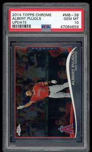 2014 Topps Chrome #MB-38 ALBERT PUJOLS - PSA 10 GEM MINT (LOW POP) Dodgers HOF - Picture 1 of 4