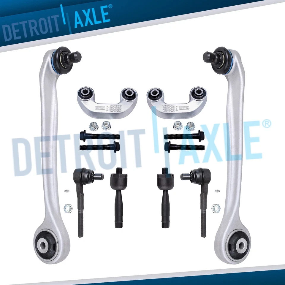 Front Upper Forward Control Arm Tie Rods Sway Bars for 2002-2004 Audi A4 Quattro - Image 1 of 4
