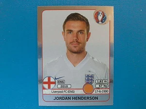 Panini Euro 2016 Swiss Star Edition Sticker n.138 Jordan Henderson England - Imagen 1 de 1