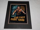 JOHN CENA SIGNED PHOTOGRAPH PICTURE FRAMED LIVE FAST FIGHT HARD 14"x11"  WWE '07