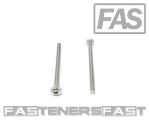 (25) M3-0.5 x40 Stainless Steel Phillips Pan Head Machine Screw DIN7985 A2 M3x40 - Bild 1 von 5