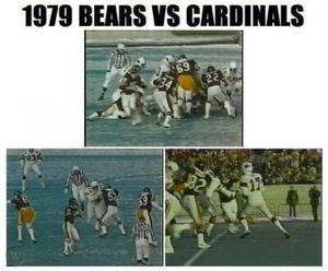 Chicago Bears vs St Louis Cardinals 1979 DVD Walter Payton clásico - Imagen 1 de 1