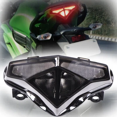 Luz traseira de LED ajuste de seta Kawasaki 12-14 Ninja 650 ER-6N ER-6F fumê - Imagem 1 de 4