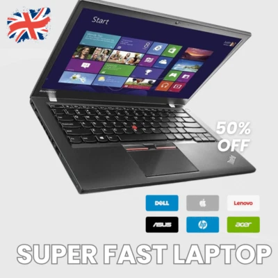 SUPER FAST  UK  Core i5 / i3 USED LAPTOP  Windows 10 - HP, Dell, Lenovo - Image 1 of 4