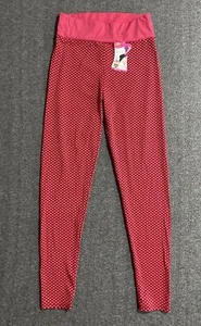 Women Leggings Butt Lift High Waist Stretchy Scrunch Pink/Red Size L/XL-8 - Picture 1 of 9