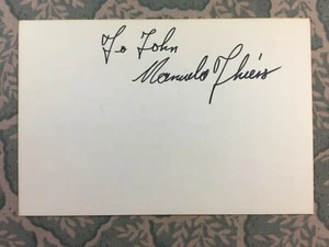 Manuela Thiess - Terror Circus - Buckskin - Autographed 1968 - Picture 1 of 2