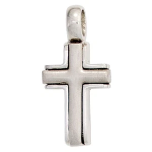 JOBO Anhänger Kreuz 950 Platin matt Kreuzanhänger Platinkreuz - Bild 1 von 1