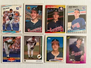 (8) John Smoltz Rookie Lot, 1988-1989 UD, Fleer Update, Donruss, Topps, HOF - Bild 1 von 3