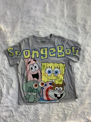 Usado en Excelente Condición Nickelodeon Bob Esponja Pantalones Cuadrados The Gang is All Here Camiseta Juvenil 2XL Foto 1 de 4