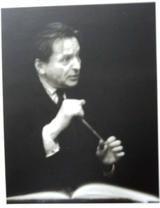 ORIG. 1947 PHOTO GEORGE ENESCU, Romanian Conductor & Composer by EMMERICH GARA - Picture 1 of 2