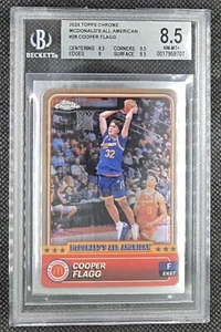 Cooper Flagg 2024 Chrome McD BGS 8.5 Pop 9 Mavs #1 Pick - Bild 1 von 4