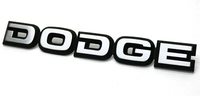 NEW Trim Parts Front "DODGE" Hood Emblem / For 86-90 RAM Truck Ramcharger MP3185 - Image 1 of 4