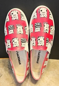 Zapatillas de moda Streetfly para mujer - Zapatos sin cordones, estampados de gatos, talla US 7, EU 38 - Imagen 1 de 11
