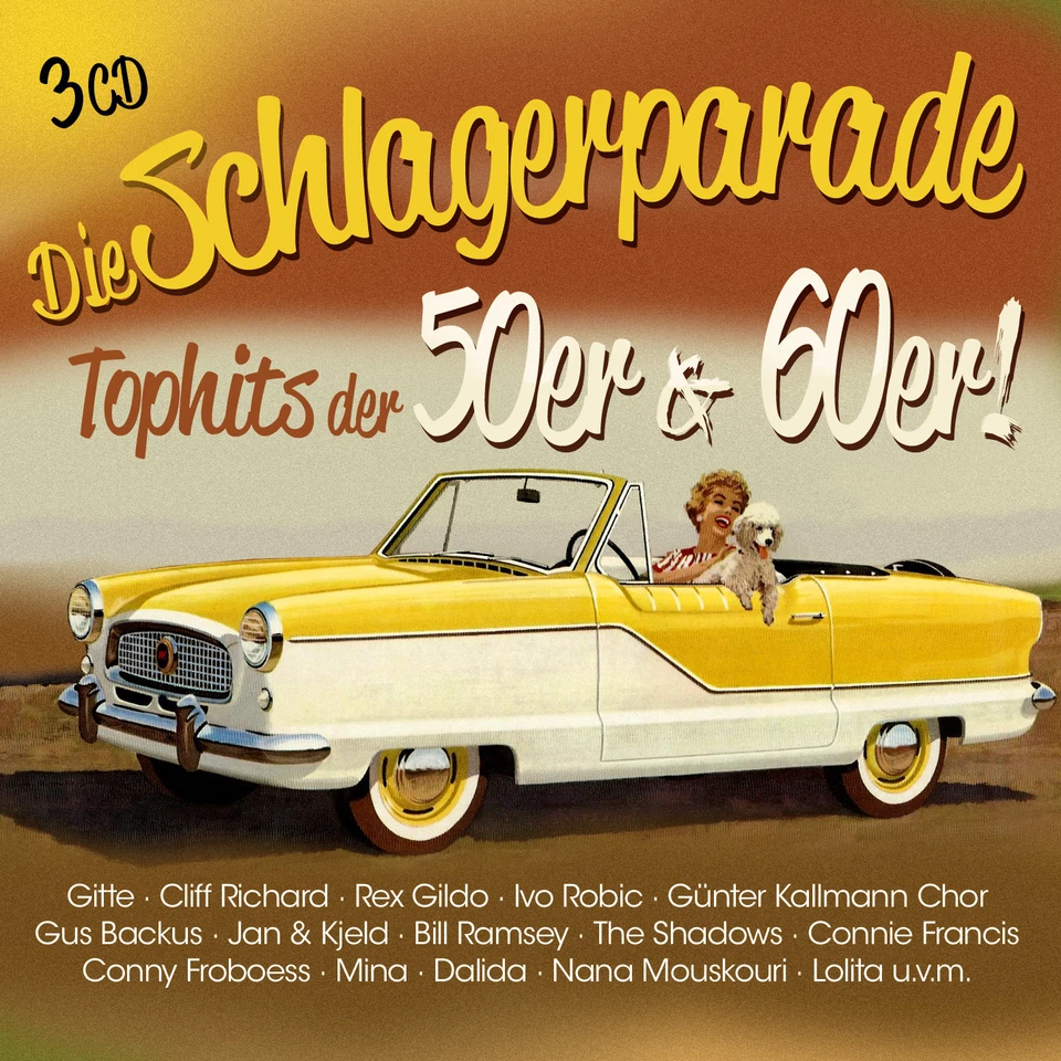 Cd The Schlagerparade Top Hits of the 50s and 60s by Various Artists 3 CDs - Image 1 of 1