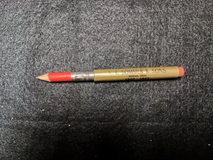 L.E. SOMMER & SON ADVERTISING BULLET PENCIL KIDRON OHIO 1907-1957 50 YEARS - Picture 1 of 4