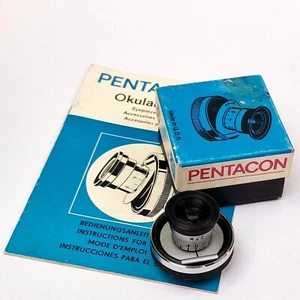 Accesorio visor dioptrías Pentacon 208402 en caja con instrucciones, stock antiguo - Imagen 1 de 16