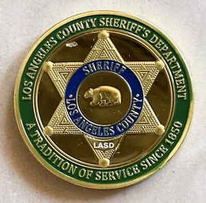 Los Angeles LA county sheriff LASD Police challenge coin - Picture 1 of 4