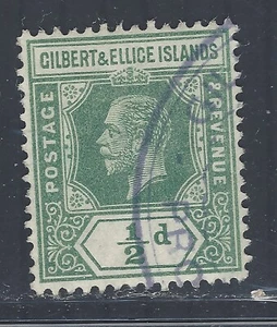 Gilbert & Ellice Islands 1922-27 GV sg27 Used - Picture 1 of 2