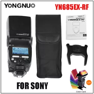 YONGNUO YN685EX-RF Camera Flash Light HSS TTL Speedlite GN60 for Sony Camera NEW - Picture 1 of 6