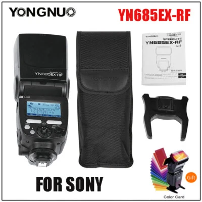 YONGNUO YN685EX-RF Camera Flash Light HSS TTL Speedlite GN60 for Sony Camera NEW - Image 1 of 4