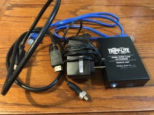 Tripp Lite HDMI Over Single CAT5 Active Extender Kit B1261A0 - CAT5 & HDMI incld - Picture 1 of 2