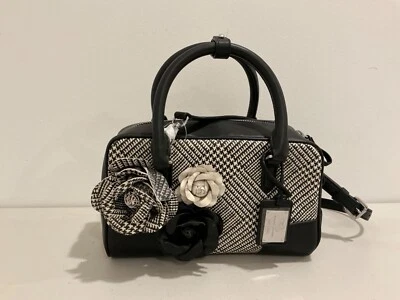 Lauren Ralph Lauren Glen Plaid Leather Small Emerie Satchel Bag NWT - Image 1 of 4