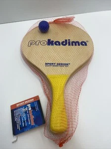 Paddle Ball Beach Yard Game Pro Kadima Paddle Set - Picture 1 of 5