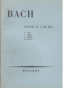 Bach: Suite Per Orchestra n.1 in Do - Spartito Tascabile Ricordi - Picture 1 of 1