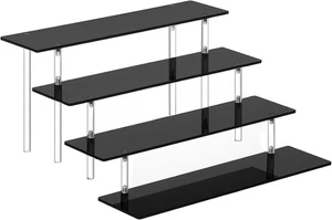 4 Tier Perfume Organizer Stand, Acrylic Risers Display Stands, Display Risers, P - Picture 1 of 11