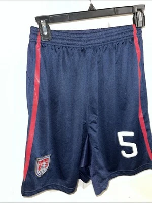 Pantalones cortos de fútbol XL azul marino para niños Foto 1 de 4