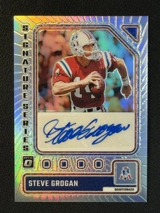 2023 Panini Donruss Optic Signature Series #SS-SG Steve Grogan Auto Patriots - Picture 1 of 2