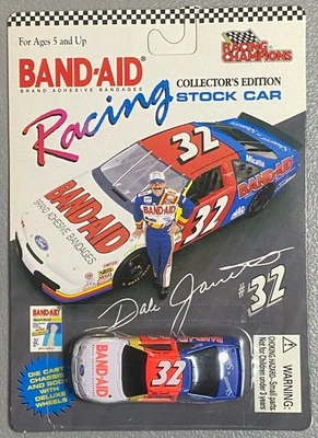 1996 1/64th Racing Champions #32 Dale Jarrett BAND-AID Ford Thunderbird PROMO - Image 1 of 4