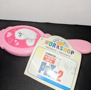 Build-A-Bear Life Of Pets 2 Gidget Pink Brush 2019 With Tag - Picture 1 of 2