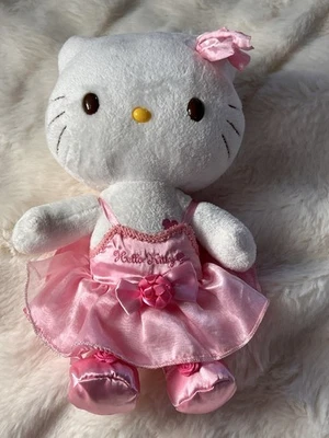 Vintage Hello Kitty Ballerina 2008 Dress Me Plush Doll with Detachable Bow - Image 1 of 4