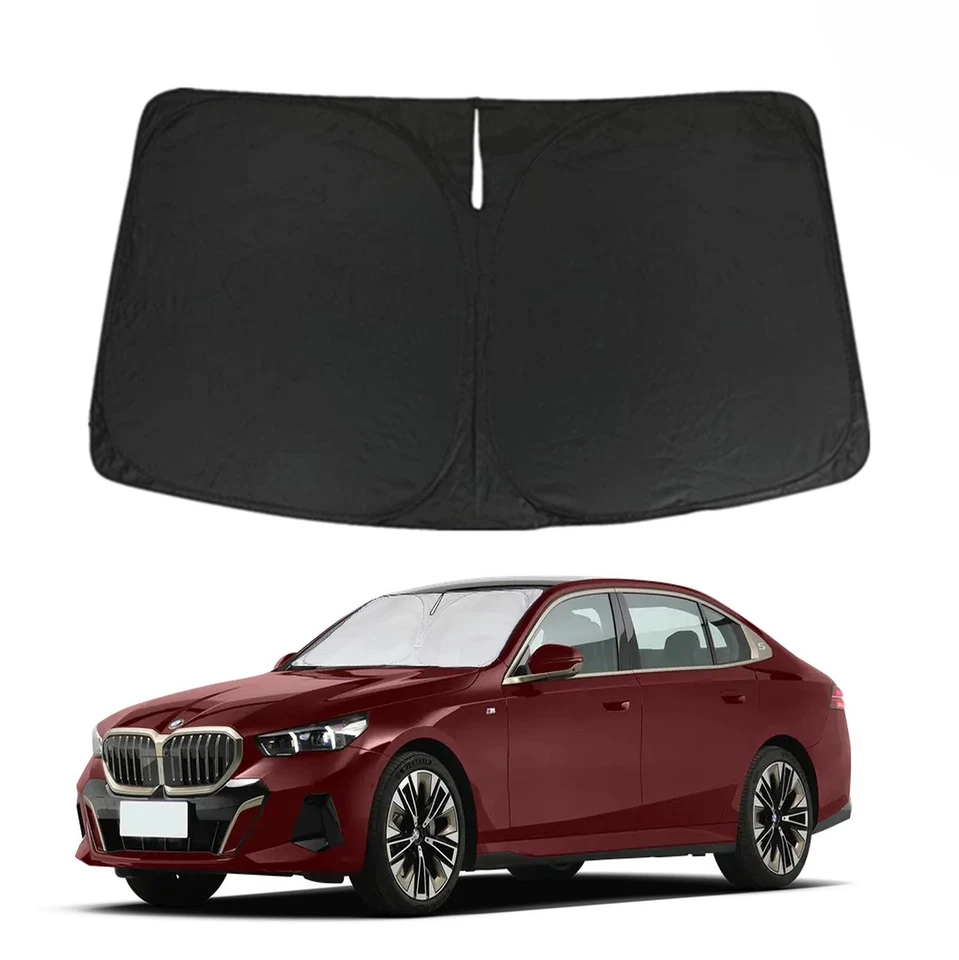 Cubierta de visera bloque de rayos UV para parabrisas delantero de coche serie 5/6/7/M para BMW Foto 1 de 4