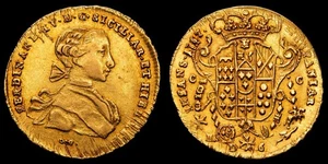 FERNANDO IV 6 Ducados (8.82 grg) 1767 Napoles (CNI XX-568-45) (Pannuti-Riccio n - Picture 1 of 3